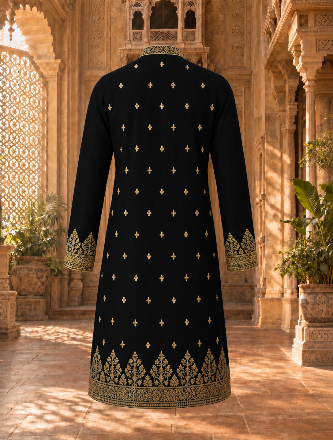 The Zari Kurta, the back