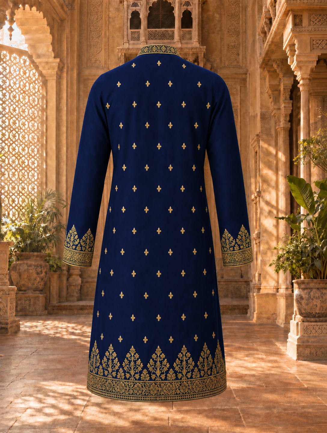 The Zari Kurta, the back