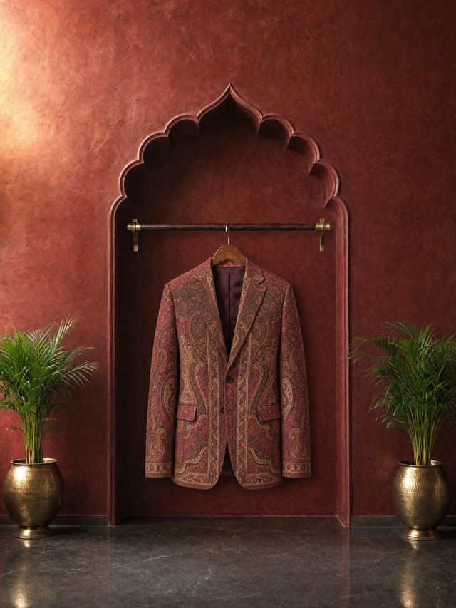 The Rose Jamawar Suit Jacket