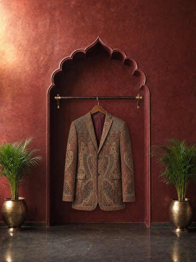 The Ruby Jamawar Suit Jacket