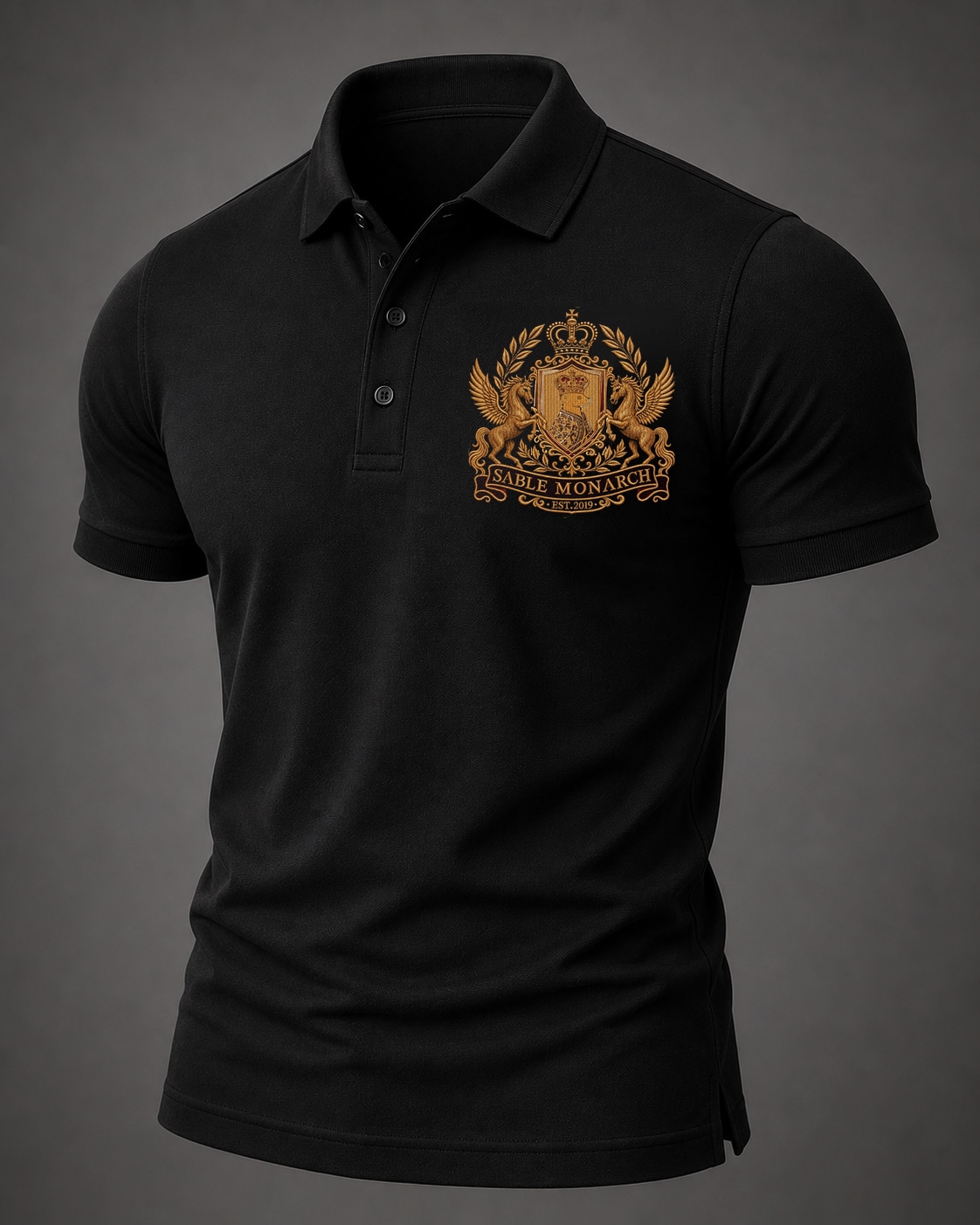 Sable Monarch Vintage — Black, Front