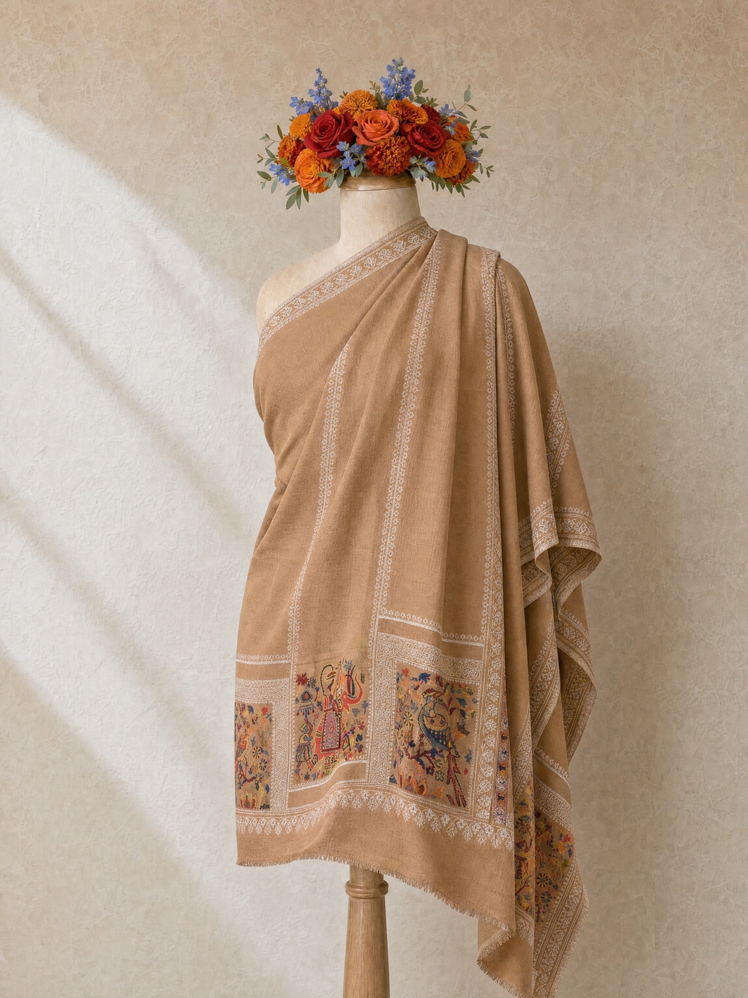 Shawls, the back