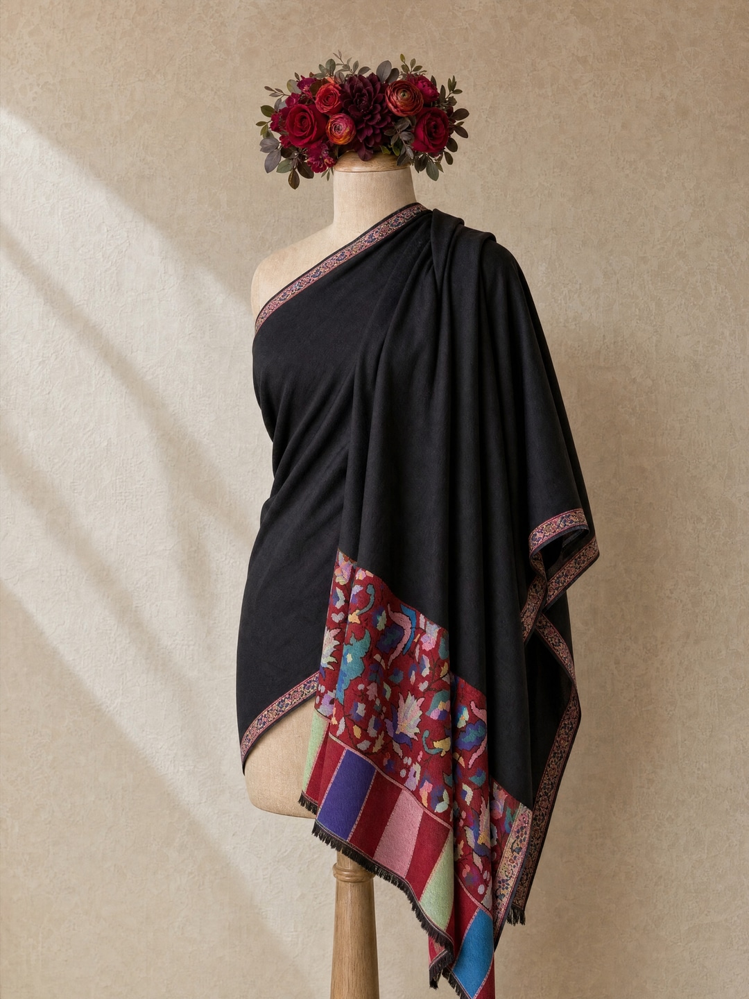 Shawls, the back