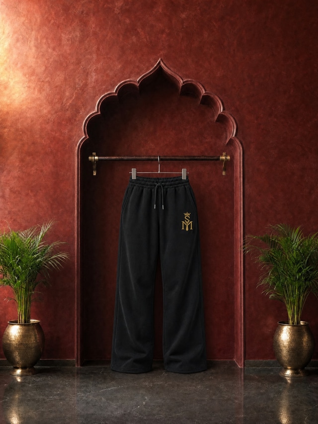 The Monogram Sweatpants — Black